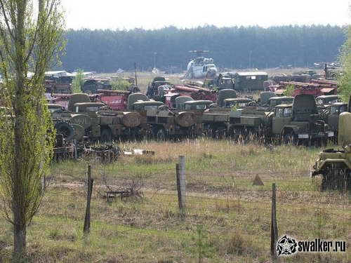 Кладбище чернобыльской техники, Киевская область