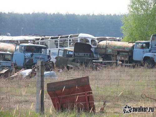 Кладбище чернобыльской техники, Киевская область