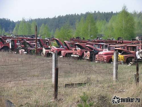 Кладбище чернобыльской техники, Киевская область