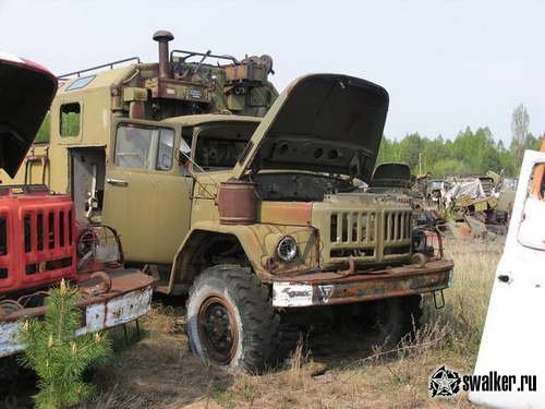 Кладбище чернобыльской техники, Киевская область