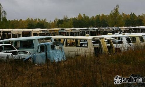 Кладбище чернобыльской техники, Киевская область