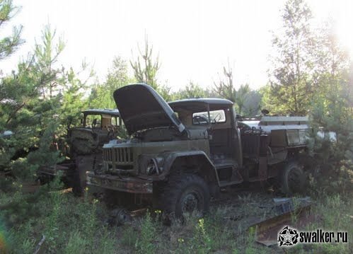 Кладбище чернобыльской техники, Киевская область