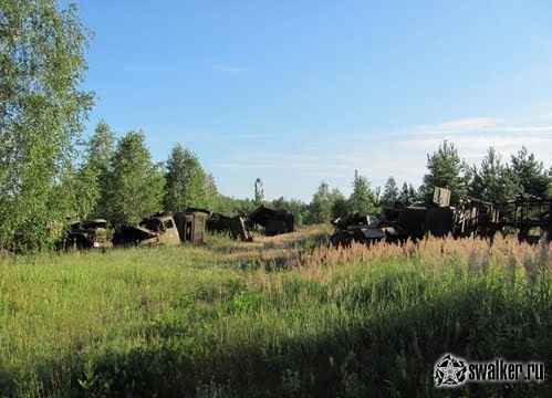 Кладбище чернобыльской техники, Киевская область