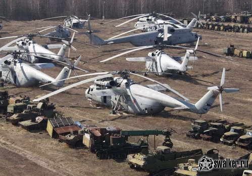 Кладбище чернобыльской техники, Киевская область