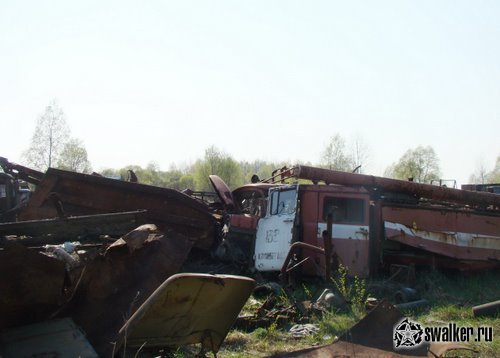 Кладбище чернобыльской техники, Киевская область