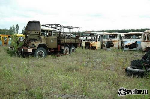 Кладбище чернобыльской техники, Киевская область