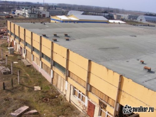 Недостроенные корпуса завода Недостроенные корпуса завода