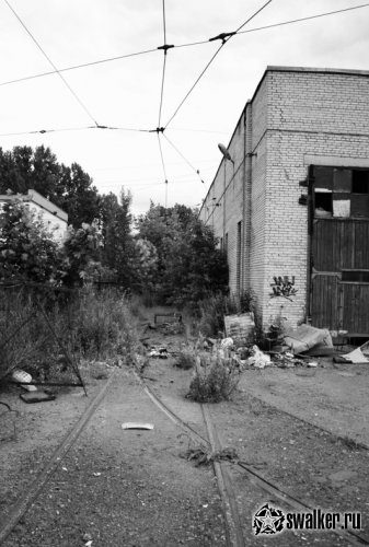 Заброшенный троллейбусный парк, Ленинградская область