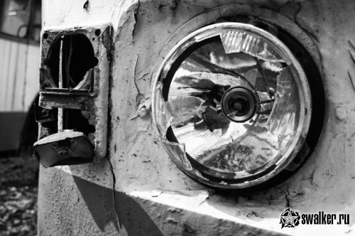 Заброшенный троллейбусный парк, Ленинградская область