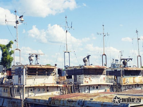 Кладбище кораблей в Новосибирске