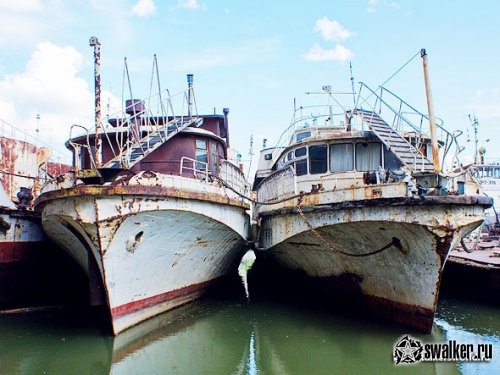 Кладбище кораблей в Новосибирске