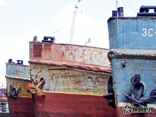 Кладбище кораблей в Новосибирске