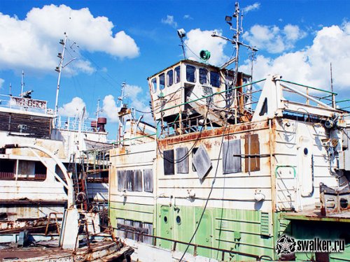 Кладбище кораблей в Новосибирске