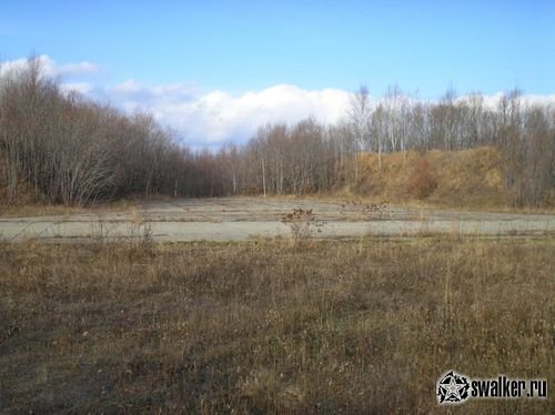 Военный аэродром со складом боеприпасов, Сахалин