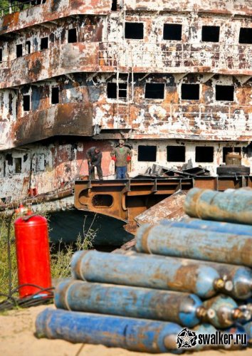 Кладбище кораблей речного флота, Нижний Новгород