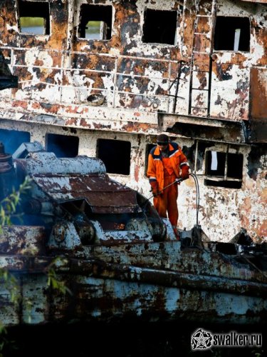 Кладбище кораблей речного флота, Нижний Новгород