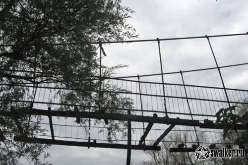 Заброшенный навесной мост, Пензенская область