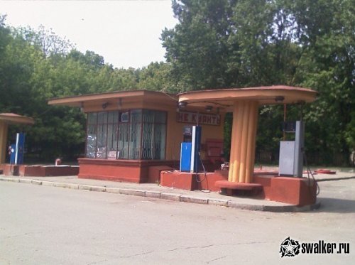 Подборка 4х оставленных государственных бензоколонок, Московская область