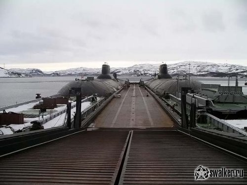 Заброшенная ядерная подлодка Акула