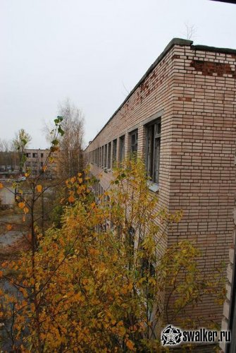 Заброшенный корпус части ВМФ