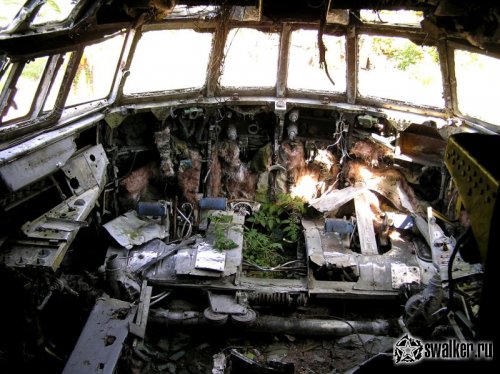 Заброшенный самолет в Абхазии Заброшенный самолет в Абхазии