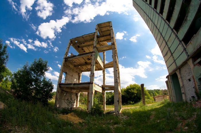 Заброшенный элеватор, Воронежская область Заброшенный элеватор, Воронежская область