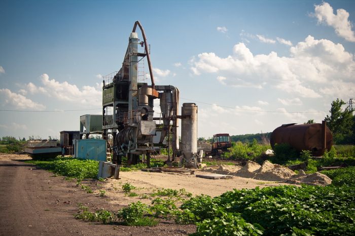 Заброшенный элеватор, Воронежская область Заброшенный элеватор, Воронежская область