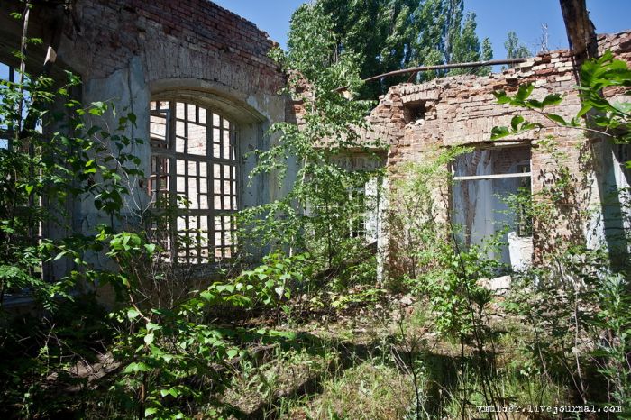 Заброшенный корпус психбольницы в Орловке