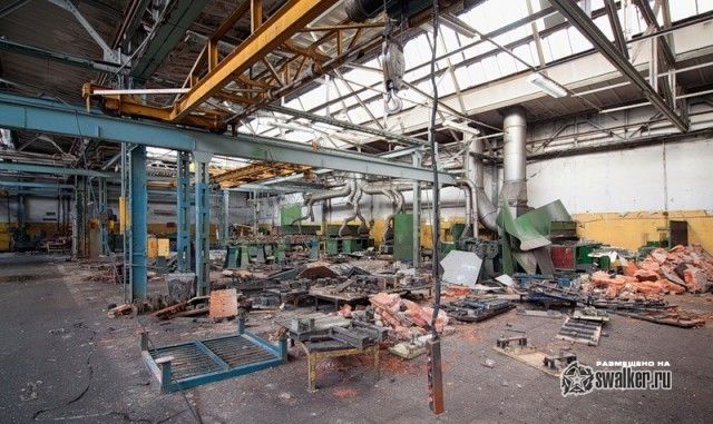 Заброшенный цех механической обработки, Москва