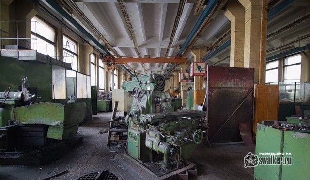 Заброшенный цех механической обработки, Москва