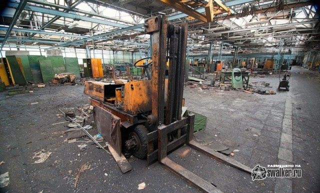 Заброшенный цех механической обработки, Москва