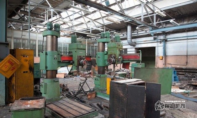 Заброшенный цех механической обработки, Москва