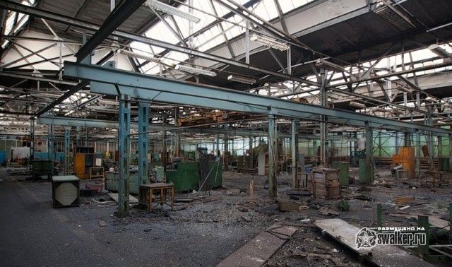 Заброшенный цех механической обработки, Москва