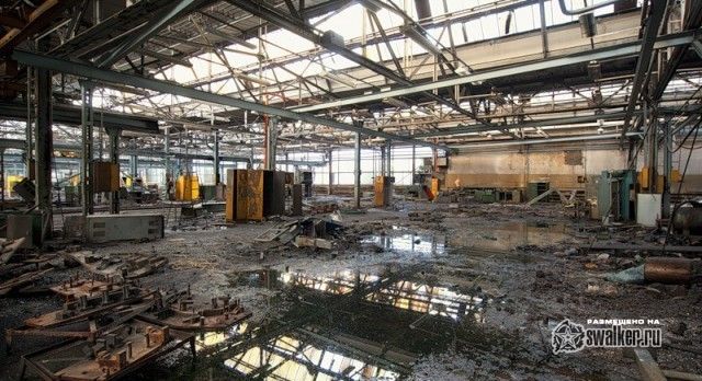 Заброшенный цех механической обработки, Москва