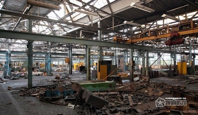 Заброшенный цех механической обработки, Москва