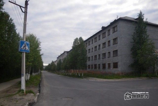 Улица заброшенных домов, Мурманская оласть Улица заброшенных домов, Мурманская оласть