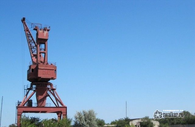 Заброшенная часть Капчагайского речного порта, Алматинская область, Казахстан
