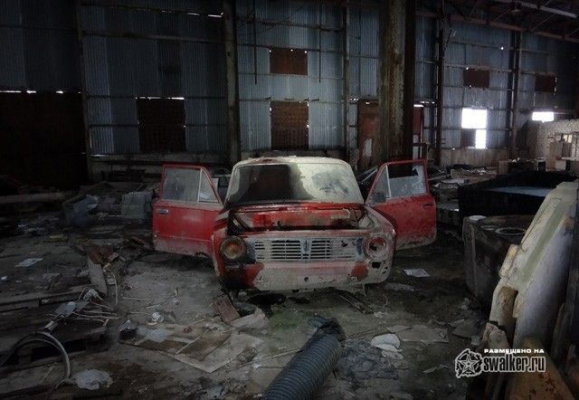 Ангар с техникой, Ставрополь