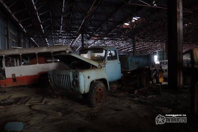 Ангар с техникой, Ставрополь