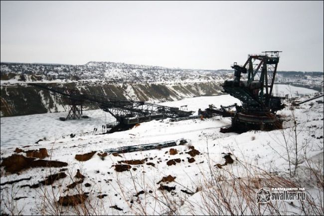 Заброшенный карьер, Украина