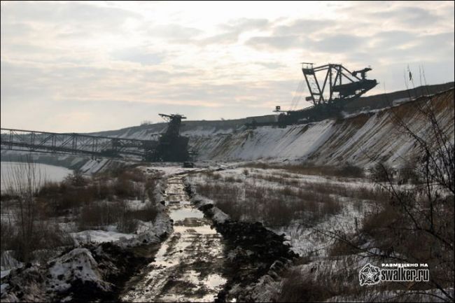 Заброшенный карьер, Украина