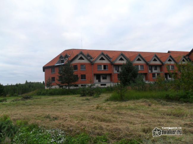 Недостроенная гостиница DALBES LICIS, Далбе, Латвия