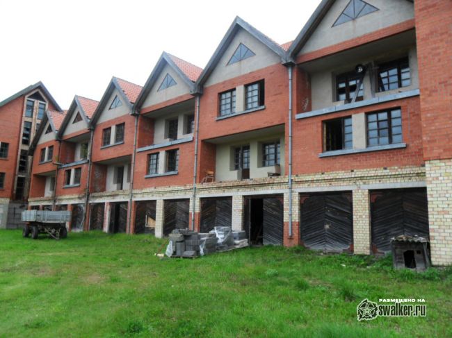 Недостроенная гостиница DALBES LICIS, Далбе, Латвия