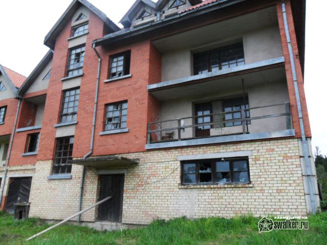 Недостроенная гостиница DALBES LICIS, Далбе, Латвия