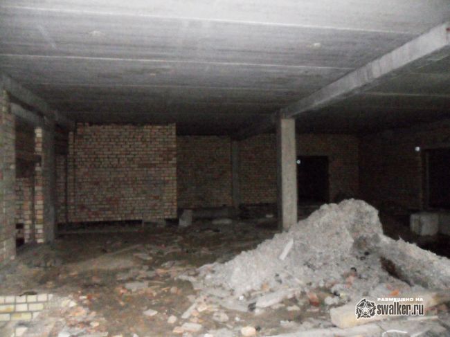 Недостроенная гостиница DALBES LICIS, Далбе, Латвия