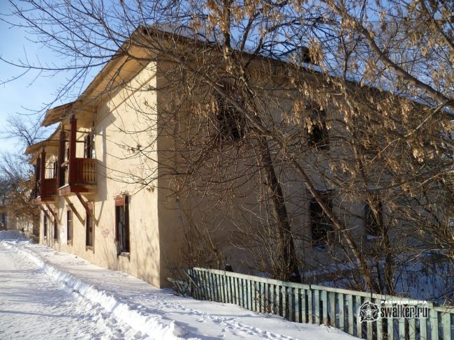 Заброшенный дом в центре Уфы