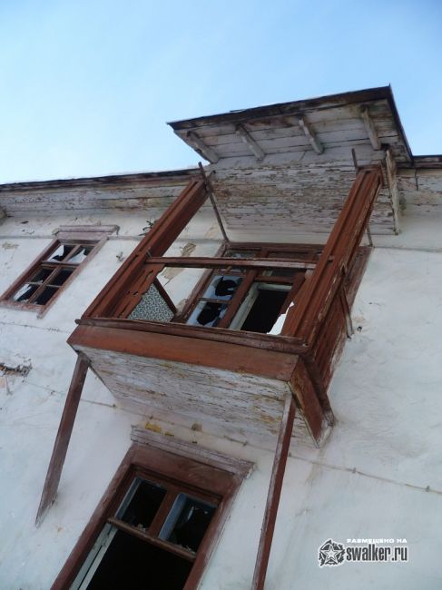 Заброшенный дом в центре Уфы