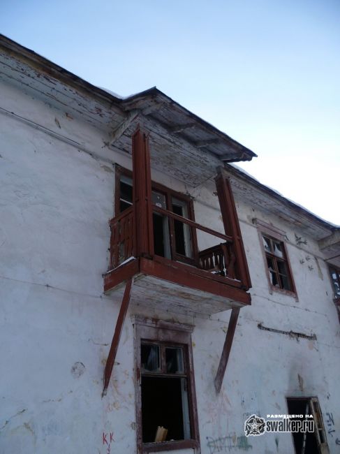 Заброшенный дом в центре Уфы