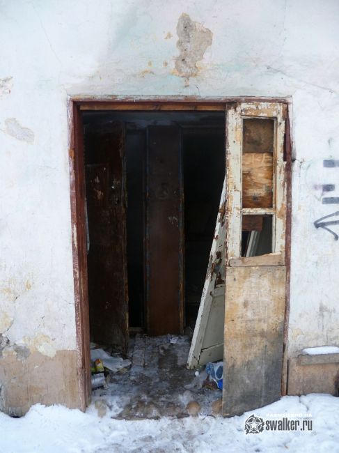 Заброшенный дом в центре Уфы