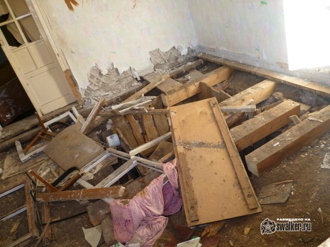 Заброшенный дом в центре Уфы